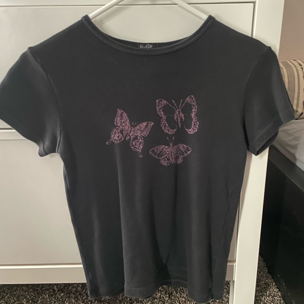 john galt butterfly t-shirt